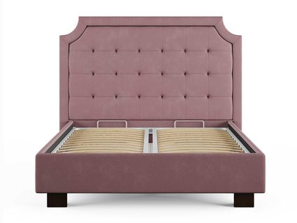 Кровать Сонум Elysium Экокожа Коричневый (с основанием)