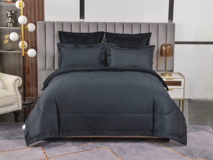 Комплект постельного белья Софи де Марко Энрике (черный) с одеялом Евро