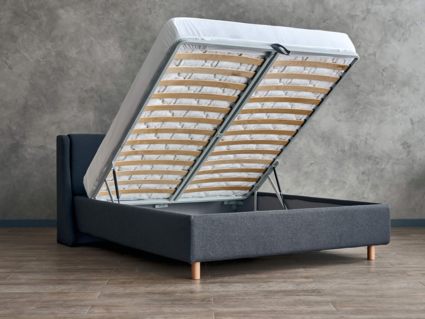 Кровать Сонум Barcelona Кашемир Горчичный (с подъемным механизмом) 160х200