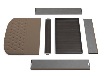 Кровать Lonax Венеция велюр Dolly-2 (с подъемным механизмом) 120х195