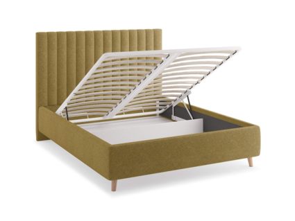 Кровать Сонум Amanda Рогожка Деним (с подъемным механизмом)