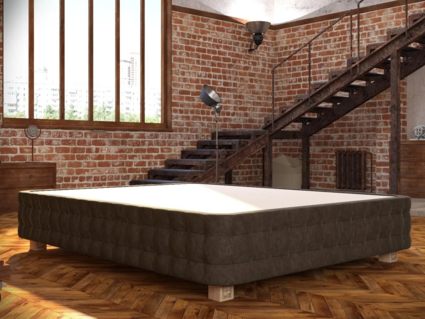 Кровать Mr.Mattress Twin Box велюр Toffee 258