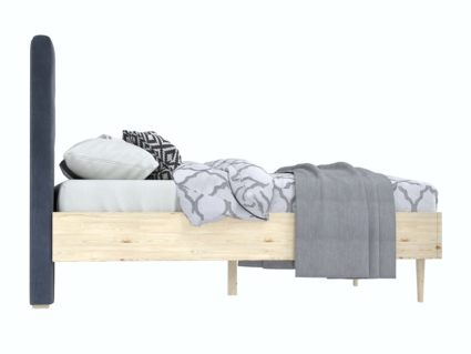 Кровать Арско Альмена Сосна/Микрошеннил Frida 08 180х200