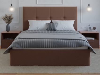 Кровать Lonax Алегра велюр Dolly-13 (с основанием)