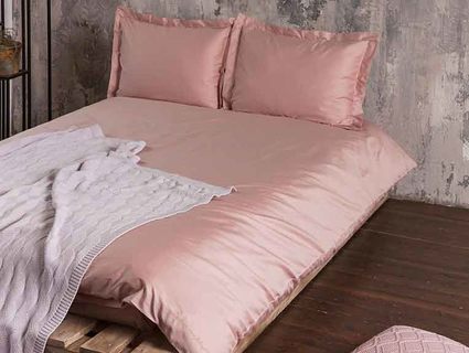 Комплект постельного белья Luxberry DAILY BEDDING розовая пудра 1,5-спальный