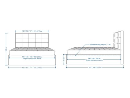 Кровать Lonax Адель велюр Dolly-1 (с подъемным механизмом) 140х200
