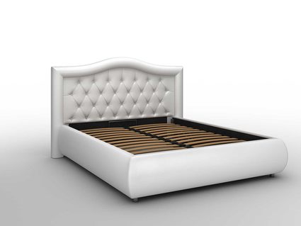 Кровать Sleeptek Premier 6 Экокожа White (с подъемным механизмом) 276