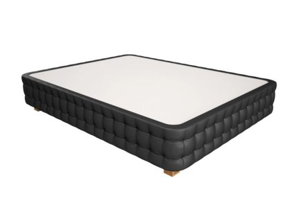 Кровать Mr.Mattress Twin Box экокожа Black 120х190