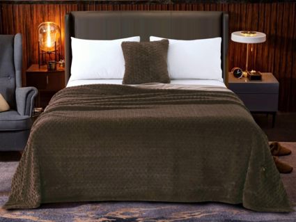 Покрывало Софи де Марко Аврил (шоколад) 220х240