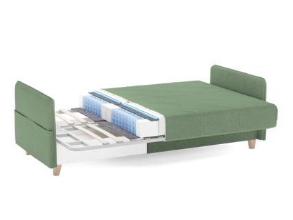 Диван Сонум Forest Микровелюр лаванда Длина 217 см