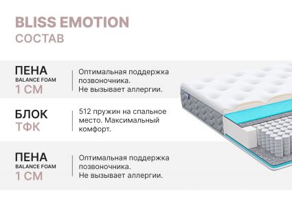 Матрас Димакс Bliss Emotion 60х120
