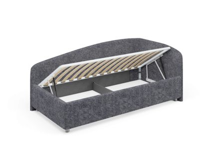 Кровать Сонум Paola Экокожа Платиновый перламутр (с подъемным механизмом) 80х190