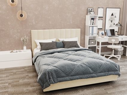 Кровать Димакс Лероса Крем с подъемным механизмом 200х190