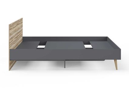 Кровать Сонум Ines Ясень ориноко + графит 140х200