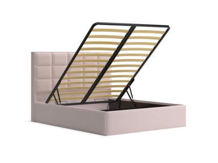 Кровать Lonax Адель велюр Dolly-1 (с подъемным механизмом) 140х200