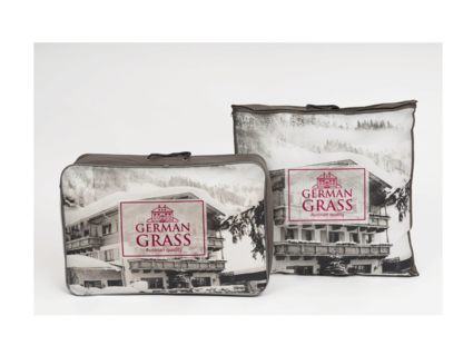 Подушка German Grass King Down Grass трехкамерная 3D с бортиком упругая 70х70