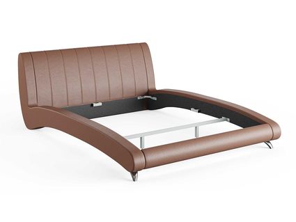 Кровать Сонум Verona Экокожа Графит 90х190