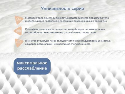 Матрас Димакс Relmas Mix S1000 110х180