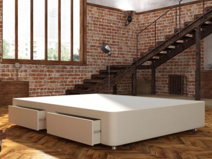 Кровать Mr.Mattress Site Box экокожа Beige 269