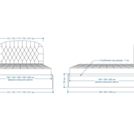 Кровать Lonax Венеция велюр Dolly-8 (с основанием) 180х200