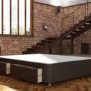 Кровать Mr.Mattress Site Box экокожа Brown 200х195