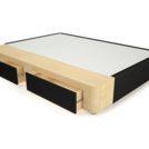 Кровать Mr.Mattress Site Box экокожа Black 160х195